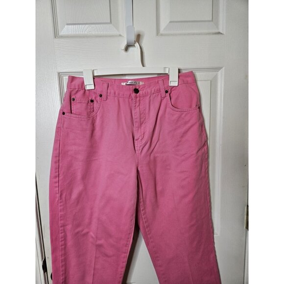 Vintage 90s  Bill Blass High Rise Womens Jeans Stretch Pink Size 12x30 - Picture 2 of 8